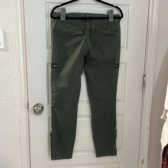 Madewell Army Green Skinny Ankle Zip Cargo pants. Size 30.​ - Picture 2 of 2